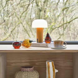 Styles mugg med öra 2 st., blå/amber, Villa Collection