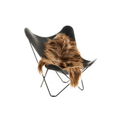 Isländsk långhårig fårskinn, rusty brown, NATURES Collection