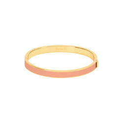 BANGLE Bracelet 7 mm T1, coral orange, bangle up