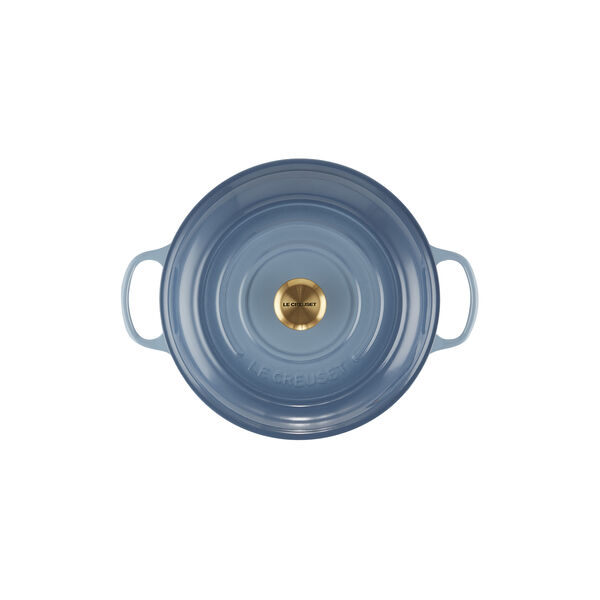 Signature gjutj&auml;rn buff&eacute;tgryta 30 cm, chambray, Le Creuset