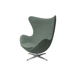 &Auml;gget&trade; 3316 Loungestol, Re-wool 858 aqua/neutral, Fritz Hansen