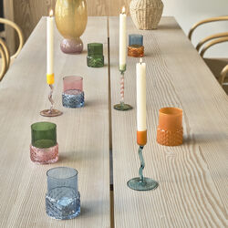 Styles Värmeljushållare, green/rose, Villa Collection