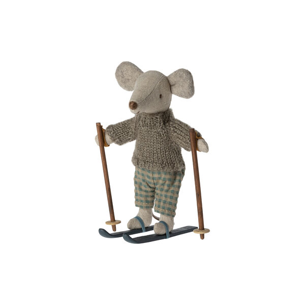 Winter&nbsp;mouse&nbsp;with&nbsp;ski&nbsp;set,&nbsp;big Brother, Maileg