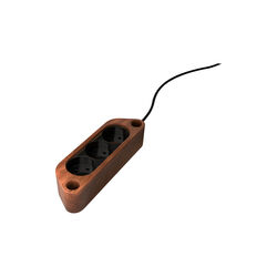 Power Strip for TV Stand, walnut/black, KRISTIAN JUUL