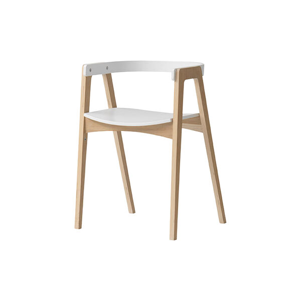 Wood Adjustable Armchair, white/oak, Oliver Furniture