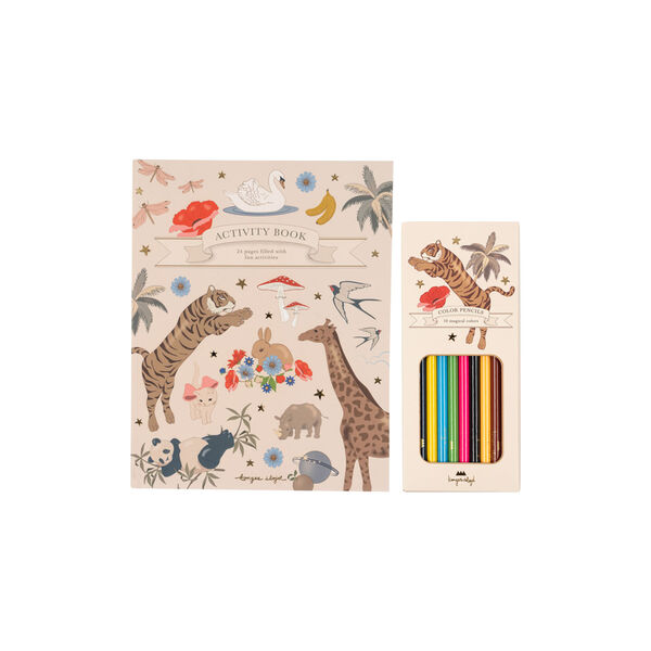 Aktivitetsbok med f&auml;rgpennor, Konges Sl&oslash;jd