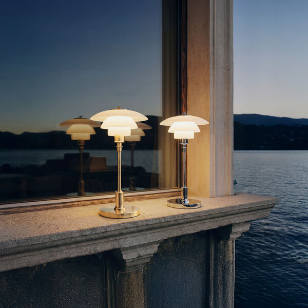 PH 1/1 Portable Lamp, high lustre chrome plated, Louis Poulsen