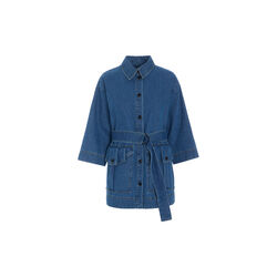 Hayato l&aring;ng jacka, blue denim, BITTE KAI RAND