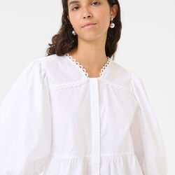 KBAnnabelle Nette Blouse, bright white, Karen by Simonsen