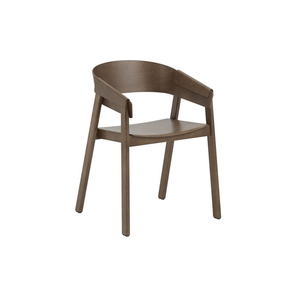 Cover Armchair, stained dark brown, Muuto