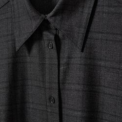 SIMASW CHECKED OVERSIZE SHIRT, grey check, Sofie Schnoor