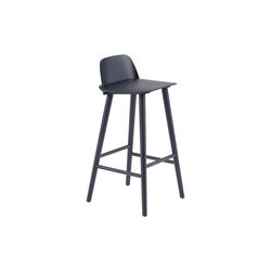 Nerd Bar stool, midnight blue, Muuto