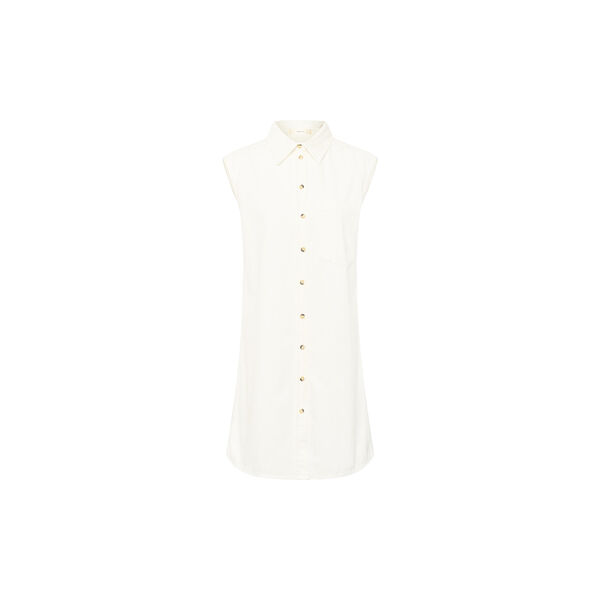 EllyIW Denim Dress, pure white, InWear