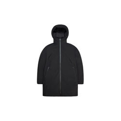 Sarna Long Puffer Jacket W4T4, Black, Rains