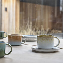 Styles espressokopp 2 st., creme/sand, Villa Collection