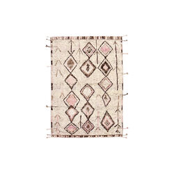 Tribe Rug, ivory pink, Rezas