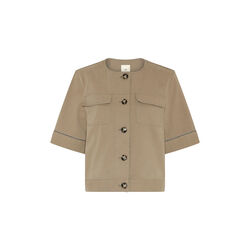 294HMBekin jacket, truffel taupe, Heartmade