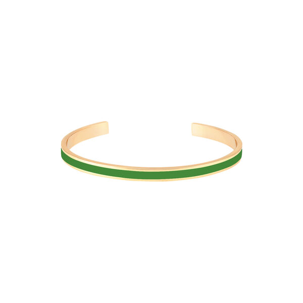 BANGLE Bracelet, simply green, bangle up