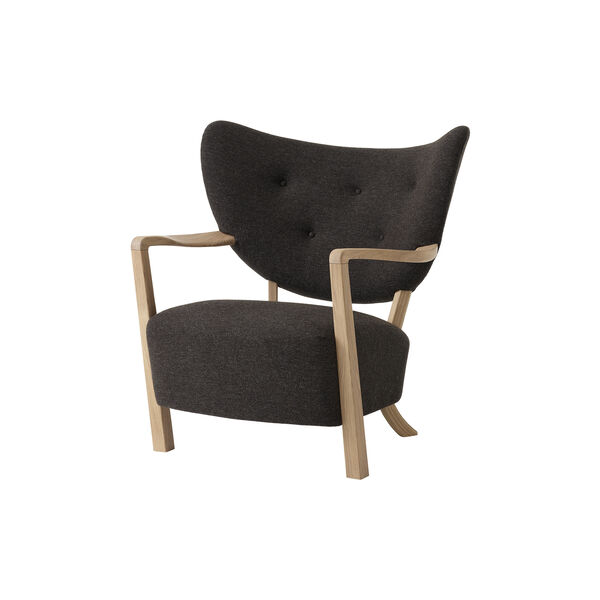 Wulff ATD2 Lounge Chair and ATD3 Pouf, hallingdal 376/oiled oak, &Tradition