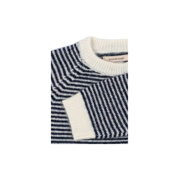 Berle Knit Sweater, ensign blue/buttercream, Konges Sl&oslash;jd