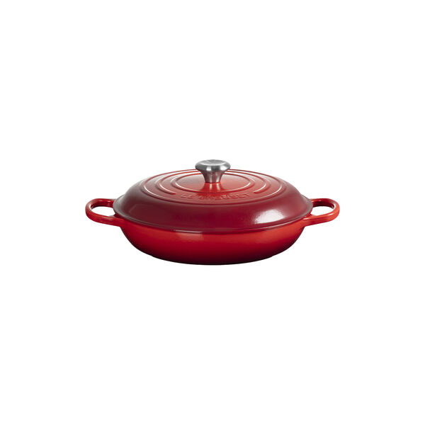 Signature gjutj&auml;rn buff&eacute;tgryta 30 cm, cerise, Le Creuset