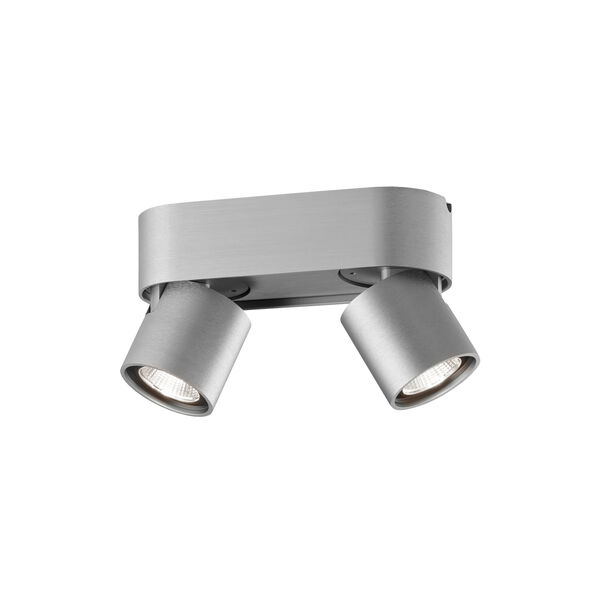 AURA C2 taklampa, titanium, LIGHT-POINT