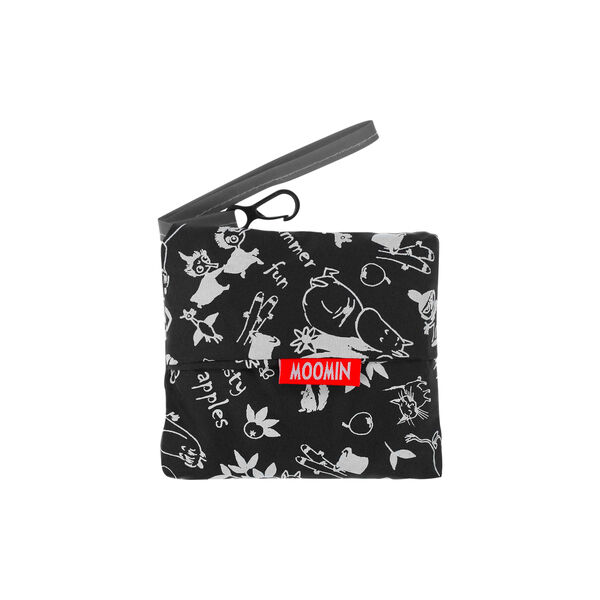 Mumintrollen i trägården Shopper, black, Muurla