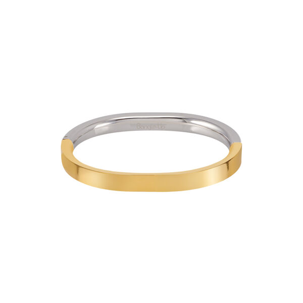 SATURNE claps Armband, gold/rhodium, bangle up