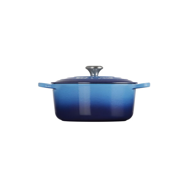 Signature gjutj&auml;rn rund gryta &Oslash; 26 cm, azure blue, Le Creuset