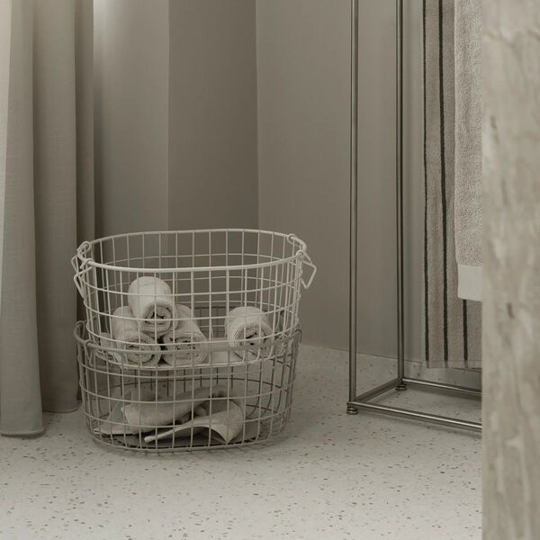 KAGO Storage basket Round M, mourning dove, Blomus