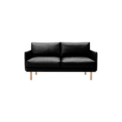 Emo 2-sits soffa, SemiAni Black/naturoljad ek, Bruunmunch Furniture
