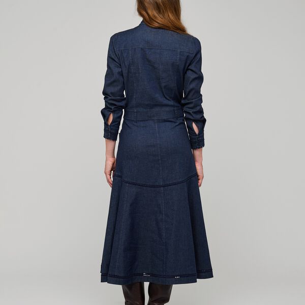 AugustaDEA Dress Midi, chambray blue, Dea Kudibal