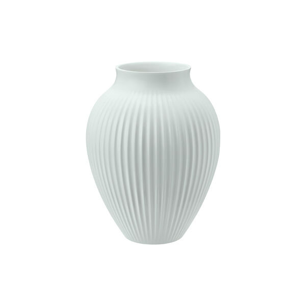 Knabstrup Vas Ripple | H 20 | Mat ice blue, Knabstrup Keramik