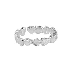 Gretha ring, silverpläterad, Pure by Nat