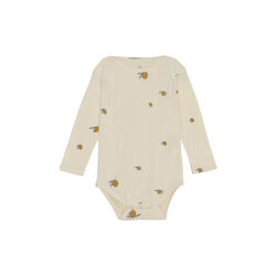 Långärmad body, lemon, Konges Sløjd