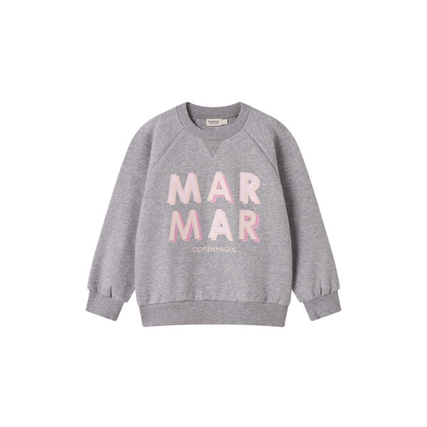 Theos Sweatshirt, pink logo, MarMar Copenhagen