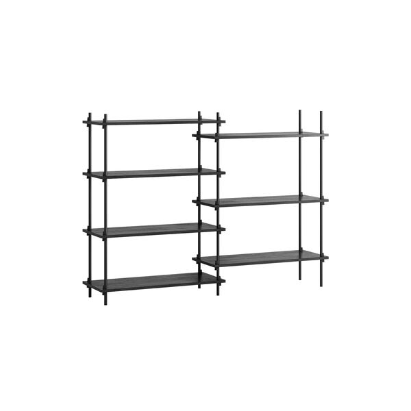Shelving System 1152A, black Shelving System 1152A, black, MOEBE