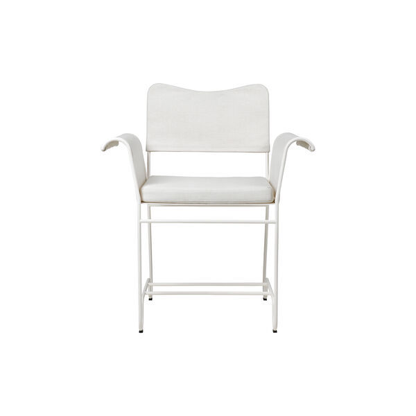 Tropique Dining Chair without Fringes, Leslie Limonta 06/classic white semi matt, GUBI