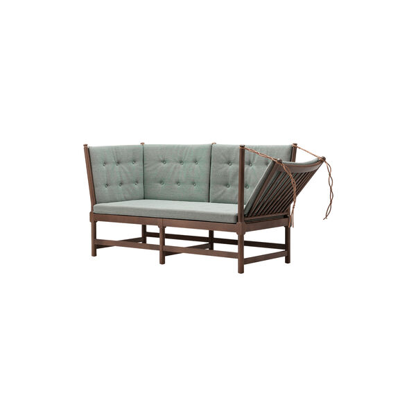 The Spoke-Back Sofa, Steelcut Quartet 944/chestnut brown, Fredericia Furniture