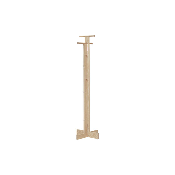 Foyer Coat Stand, white oak, Form & Refine