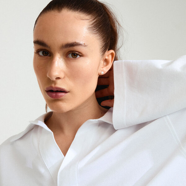 DIONYSIA Pearl Studs, guldpl&auml;terat, Pilgrim