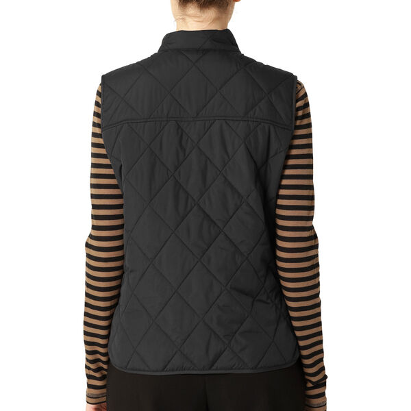 Quilted Short Vest, black, Ilse Jacobsen Hornbæk