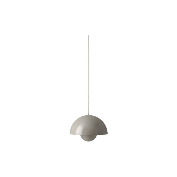 Flowerpot VP2 Pendant, grey beige, &Tradition