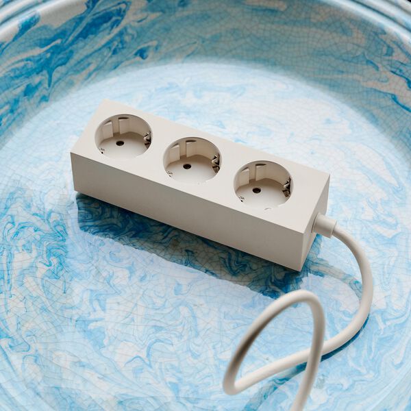 Power Bar 2 meters, pearl Power Bar 2 meters, pearl, Pedestal