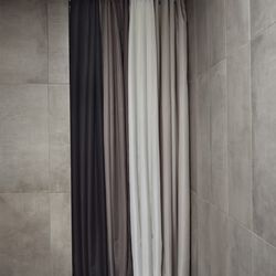 Lux duschdraperi, black, Zone Denmark