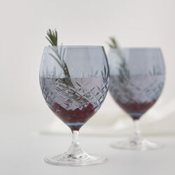 Crispy Eightball glas, sapphire, Frederik Bagger