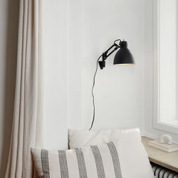 ARCHI W1 Wall Lamp, black/silver, Nordic Living