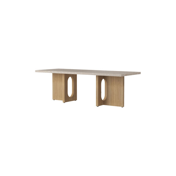 Androgyne Lounge Table | Natural Oak/Kunis Breccia, Audo Copenhagen