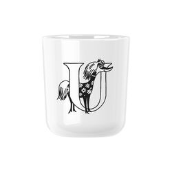 Moomin ABC mugg U, moomin white, RIG-TIG