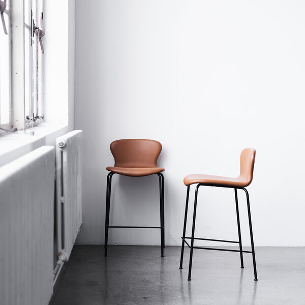 PLAY Chair Low Back Bar, cognac, Bruunmunch Furniture